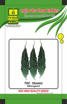 NSC Bitter gourd Shantha Open-pollinated Vareity, 25 gram Seed pouch