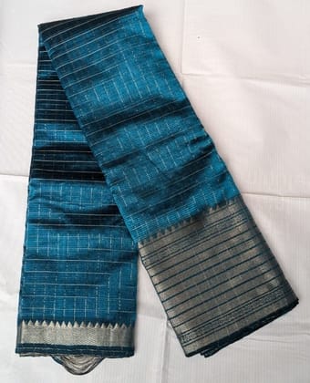 Handloom Pure Eri Silk Saree With Blouse Piece