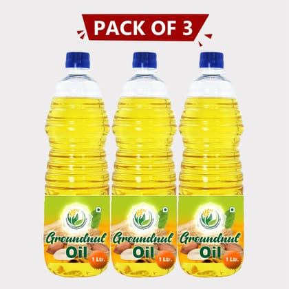 Groundnut Oil (Pack of 3)