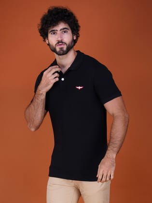 Solid Polo Shirt-Block