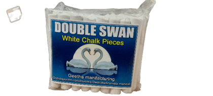  Double Swan White Chalk Pieces - Pack of 10