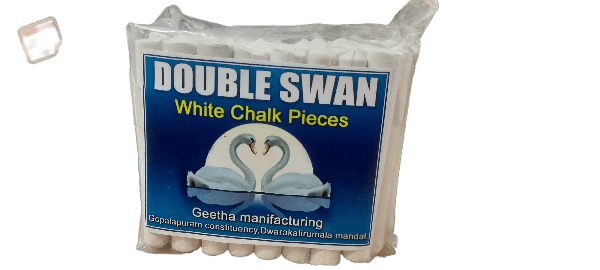  Double Swan White Chalk Pieces - Pack of 10
