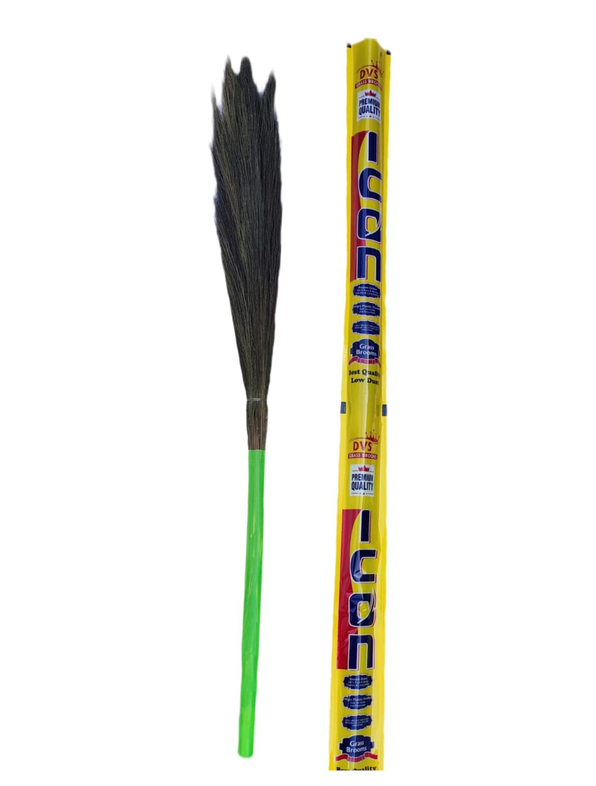 707 Grass Broom-Long handle for comfortable