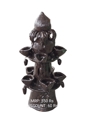 Terracotta 2 Step Deepam