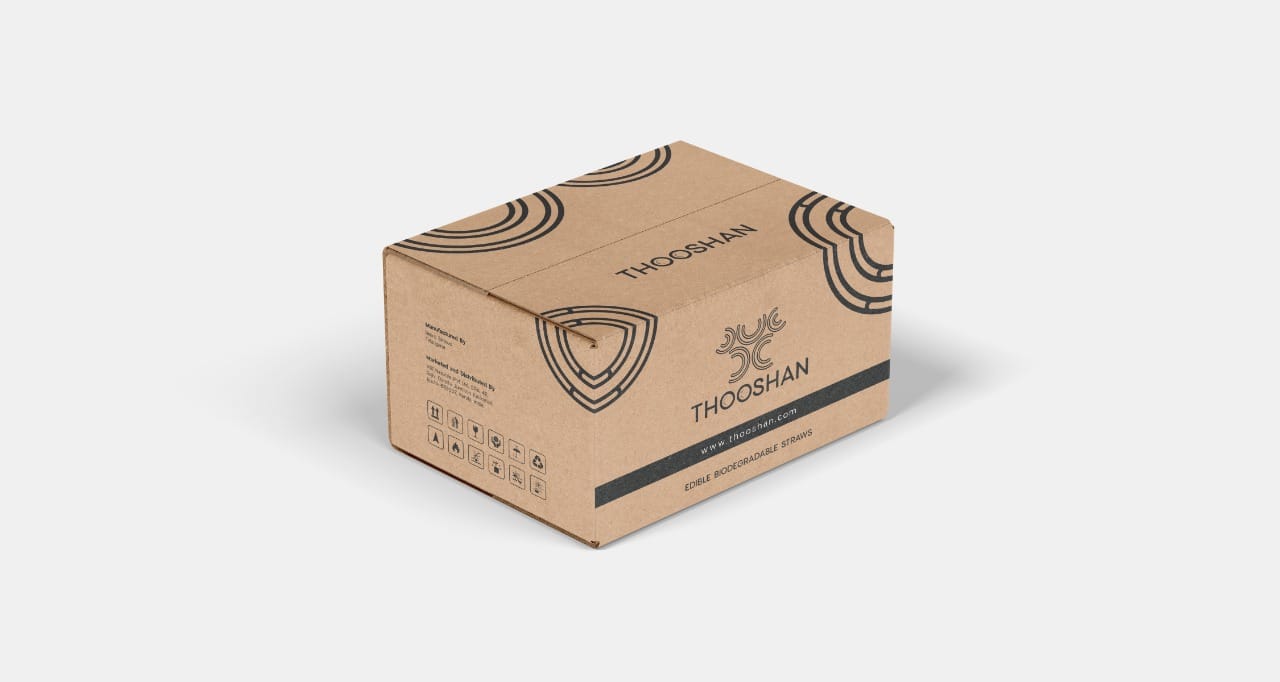 ONE CARTON 2000 NUMBERS OF 8MM STANDARD RICE DRINKING STRAWS
