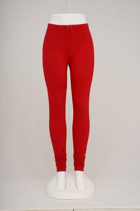 Women Dark Red Leggings