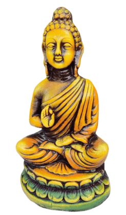 Terracotta Handcrafted Buddha Statue for Home Decor (1 Feet)