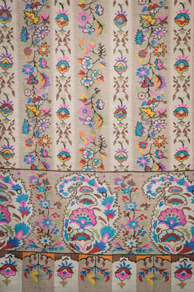  Luxury Pashmina Shawl with Paisley Embroidery