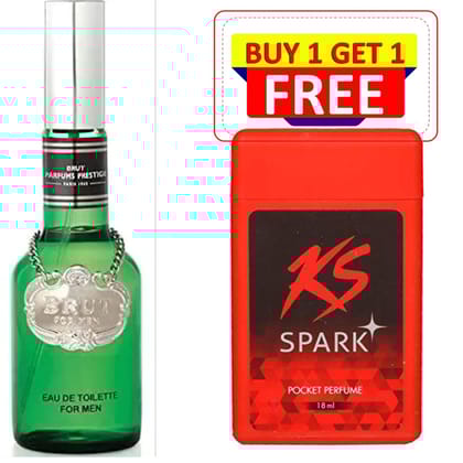 Brut Prestige Paris Fresh Perfume for Men – 100ml EDT + Free Pocket Spray