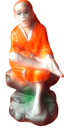 Shirdi Sai Baba Idol Statue Figurine for Home and Temple Decor