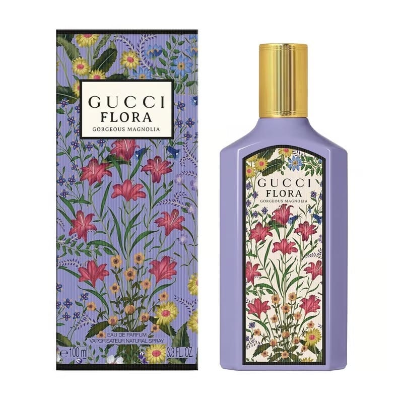 Gucci Flora Gorgeous Magnolia EDP 100ml Women Perfume Spray Branded Gucci Perfume