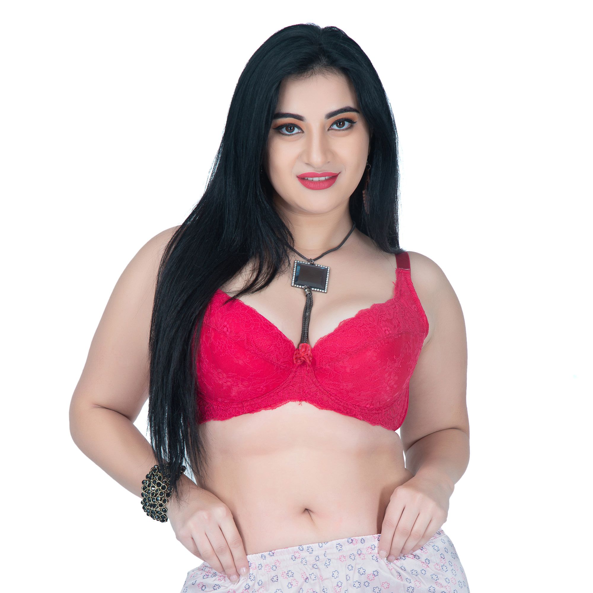 Lovebird Lace Light-Padded Minimizer Full Coverage Bra