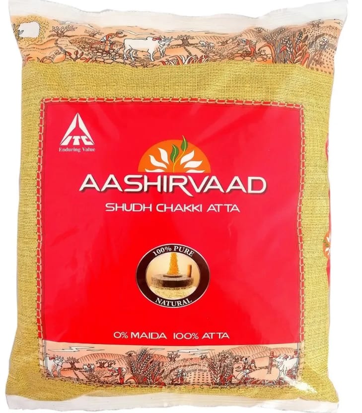 Aashirvaad Whole Wheat Atta, 1 Kg