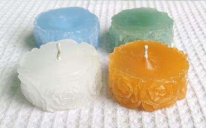 Side Rose Candles (Set of 4) Side Rose Candles (Set of 4)
