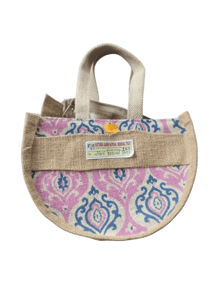  Half Round Jute Bag