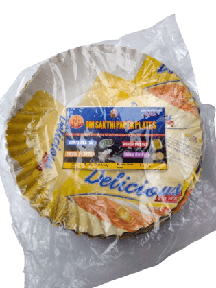 Om Sakthi Paper Plates - 20 Plates Tiffin plates.