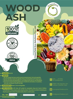 Wood Ash | 100 % Organic | 10 kg