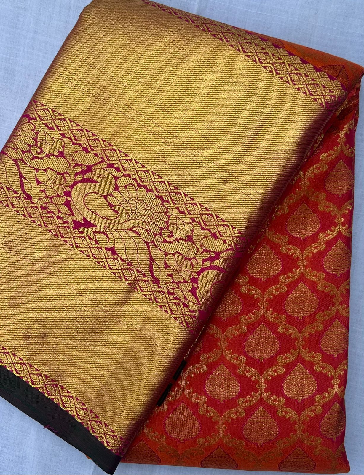 Kanjivaram Silk Saree With Blouse Piece