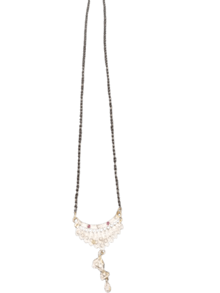 Oxidised Silver Mangalsutra Pendant Set Oxidised Silver Mangalsutra Pendant Set