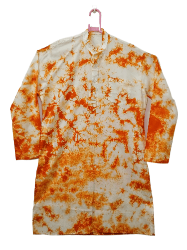 Handdyed Cotton Kurta for men
