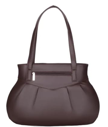 Brown Tote Bag with Zipper Closure Brown Tote Bag with Zipper Closure