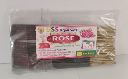 VSS Agarbatti Rose Incense Sticks 100 -Premium Quality