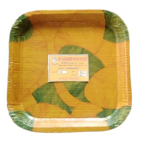SRI SAIGANESH PAPER PLATES-| Eco-Friendly and Biodegradable | Perfect for Parties, Weddings, and Events
