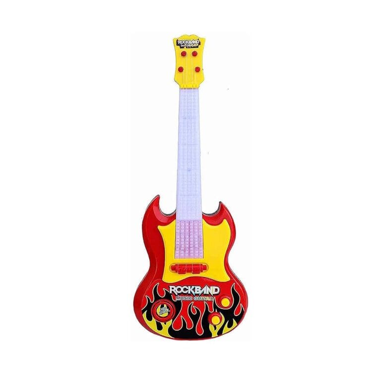 Rock Band Light Up Electric Guitar Toy for Kids