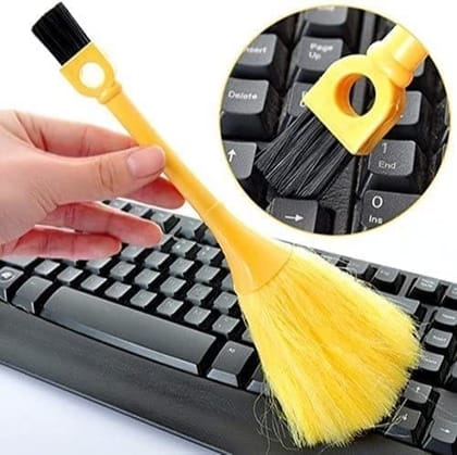 namaskaram Plastic Computer Notebook Laptop Keyboard Dust Cleaning 2 Sided Microfiber Brush, Multicolor (Pack of 1) namaskaram Plastic Computer Notebook Laptop Keyboard Dust Cleaning 2 Sided Microfiber Brush, Multicolor (Pack of 1)