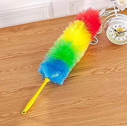 Mode Koorts Namaskaram Multicolor Feather Duster for Easy to Cleaning | Non Slip Handle & Comfortable | Safe for All Surface | Easy Cleaning for Home, Kitchen, Car (Microfiber) Mode Koorts Namaskaram Multicolor Feather Duster for Easy to Cleaning | Non Slip Handle & Comfortable | Safe for All Surface | Easy Cleaning for Home, Kitchen, Car (Microfiber)