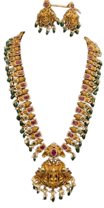 Haram Necklace Set with  earrings