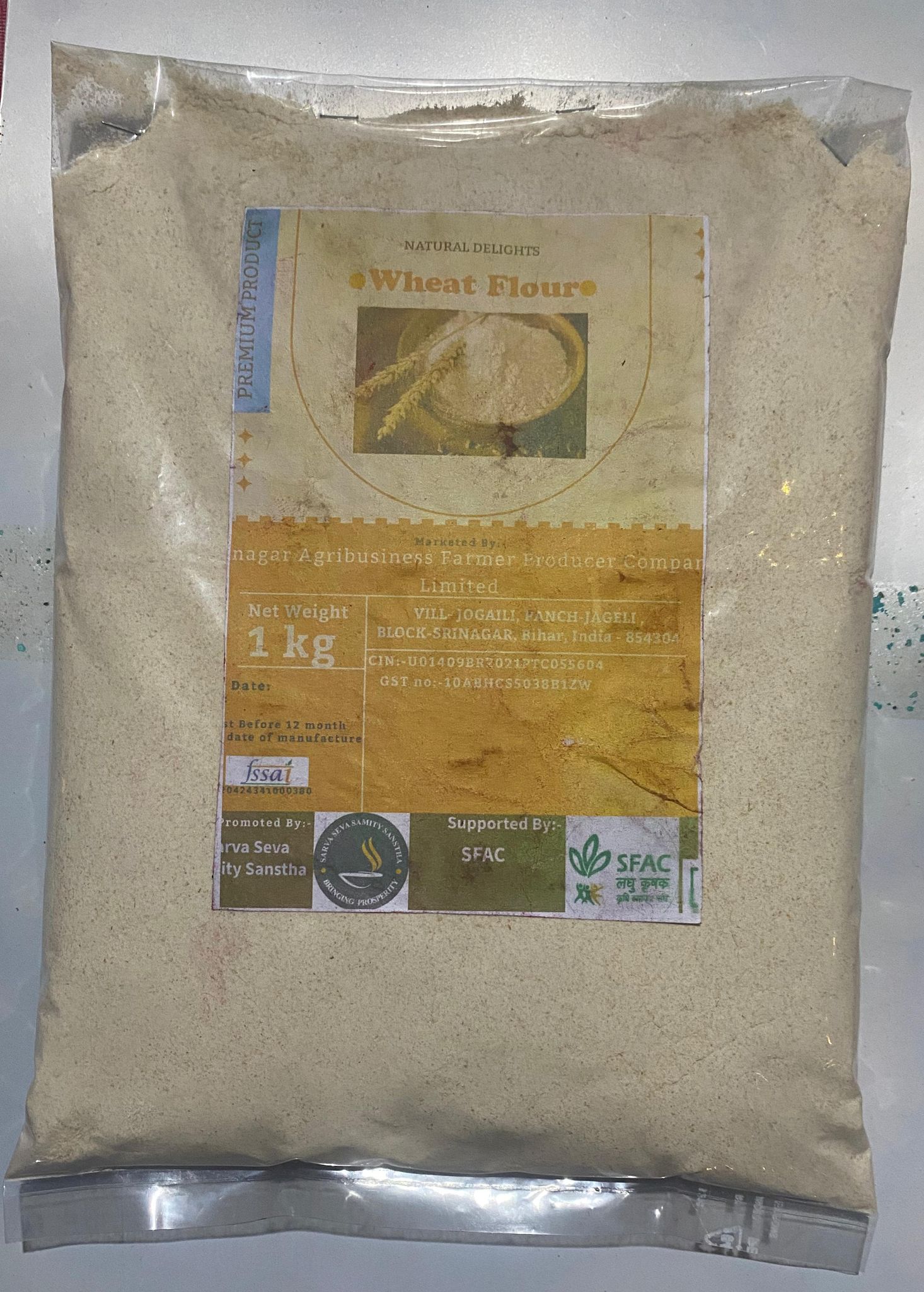 Natural Delights Premium Product Wheat Flour, 1 kg