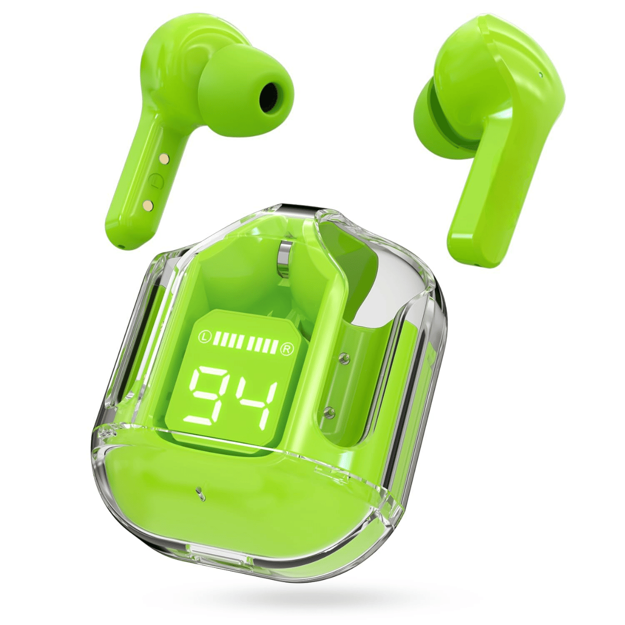 HYPETECK Ultrapods Max TWS Bluetooth Earphones with LED Digital Display and Microphone