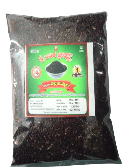 Organik Black Sesame Seeds 500 grms