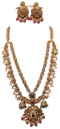 Haram Necklace Set With Earrings