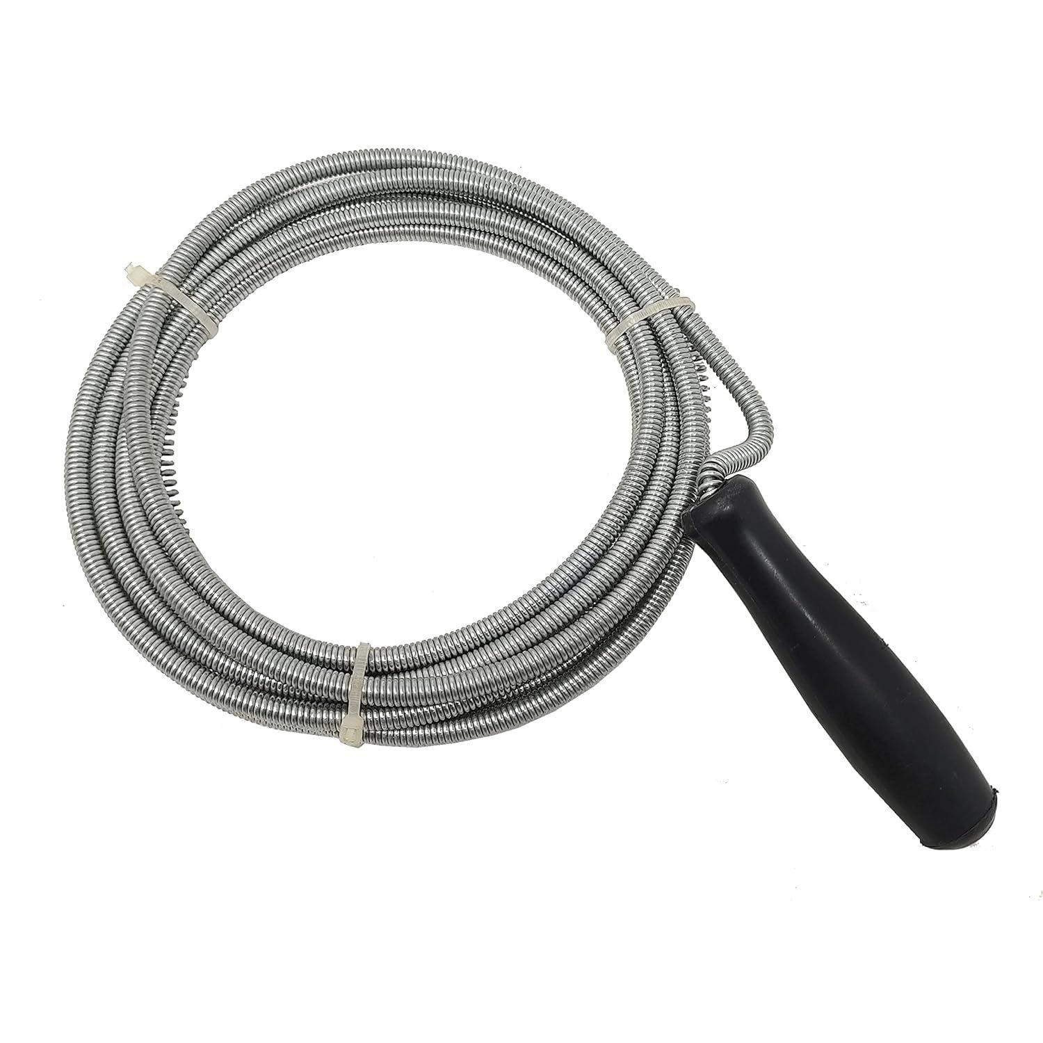 3 Meter Drain Cleaner Wire Spring Drainage Block Remover Machine Tool for Kitchen Sink, Wash Basin, Drainage Pipe Cleaner Drain Clog with Snake Like Flexible Steel Body