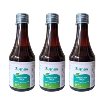 Sushain Diaboshain syrup For Diabetes Pack of 3 Sushain Diaboshain syrup For Diabetes Pack of 3
