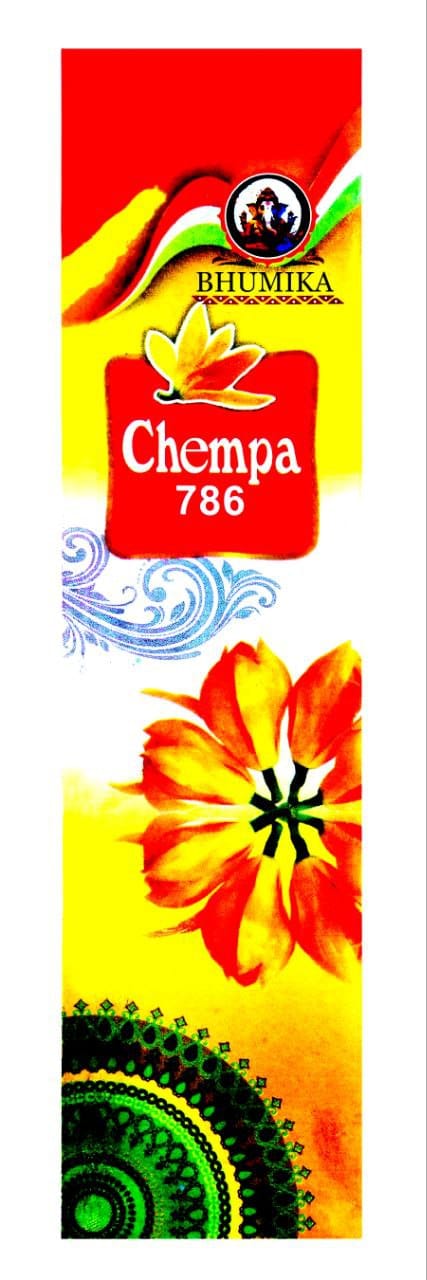 Bhumika Perfumery Works- Champa 786 Incense Sticks