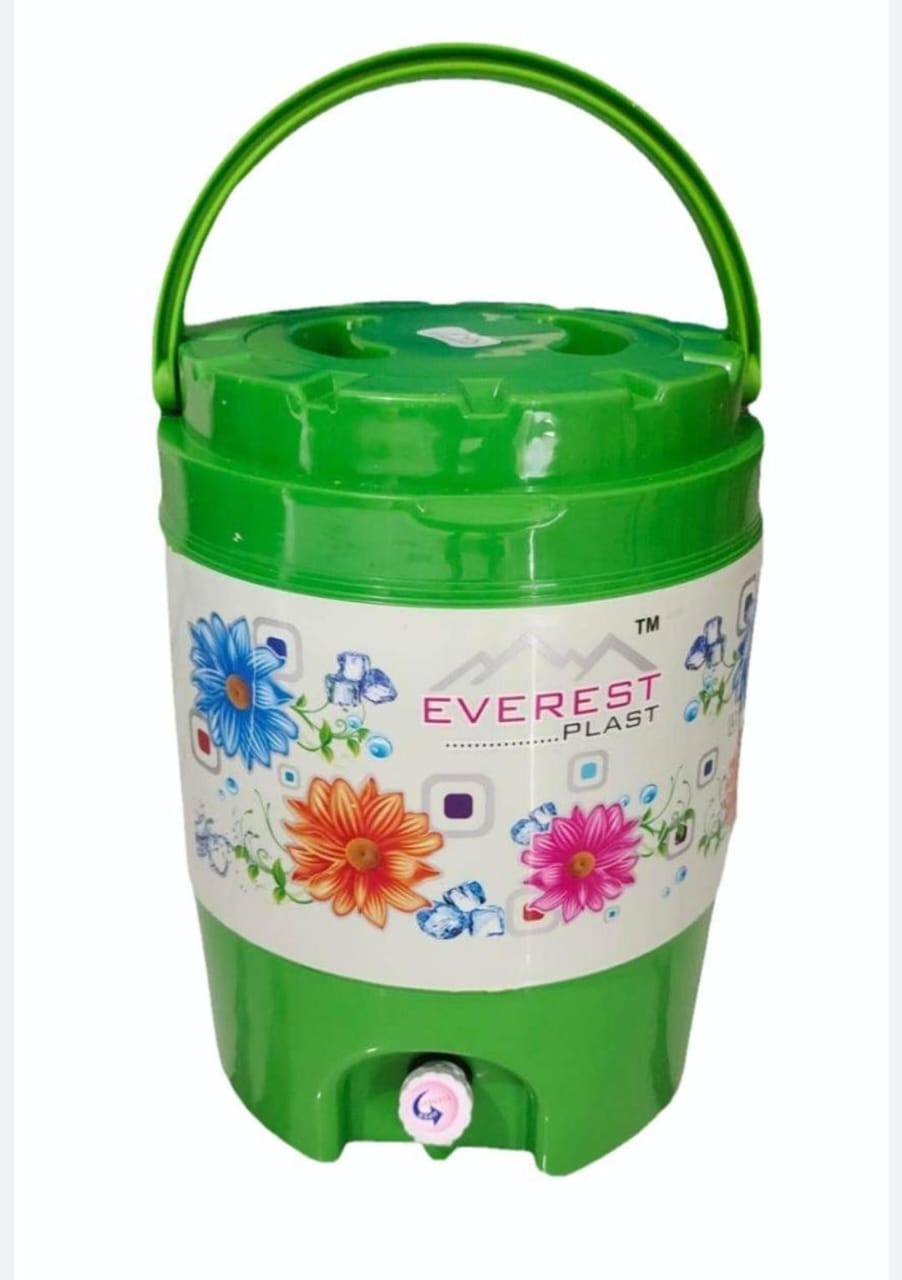 15 Litre Plastic Water Jar, Green