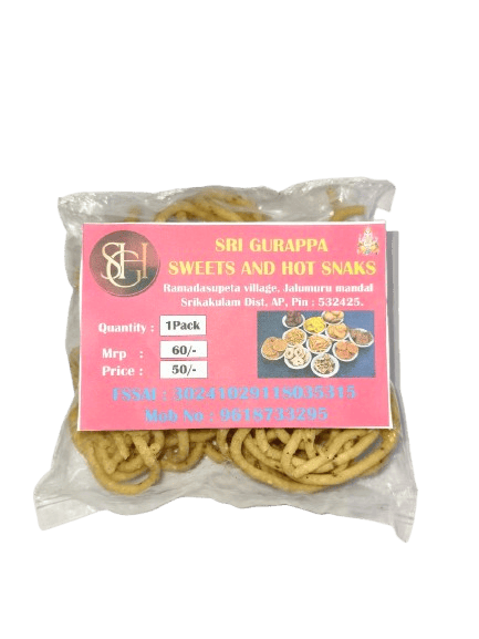 Sri Gurappa Sweets and Hot Snacks - Jantikalu 1 Pack