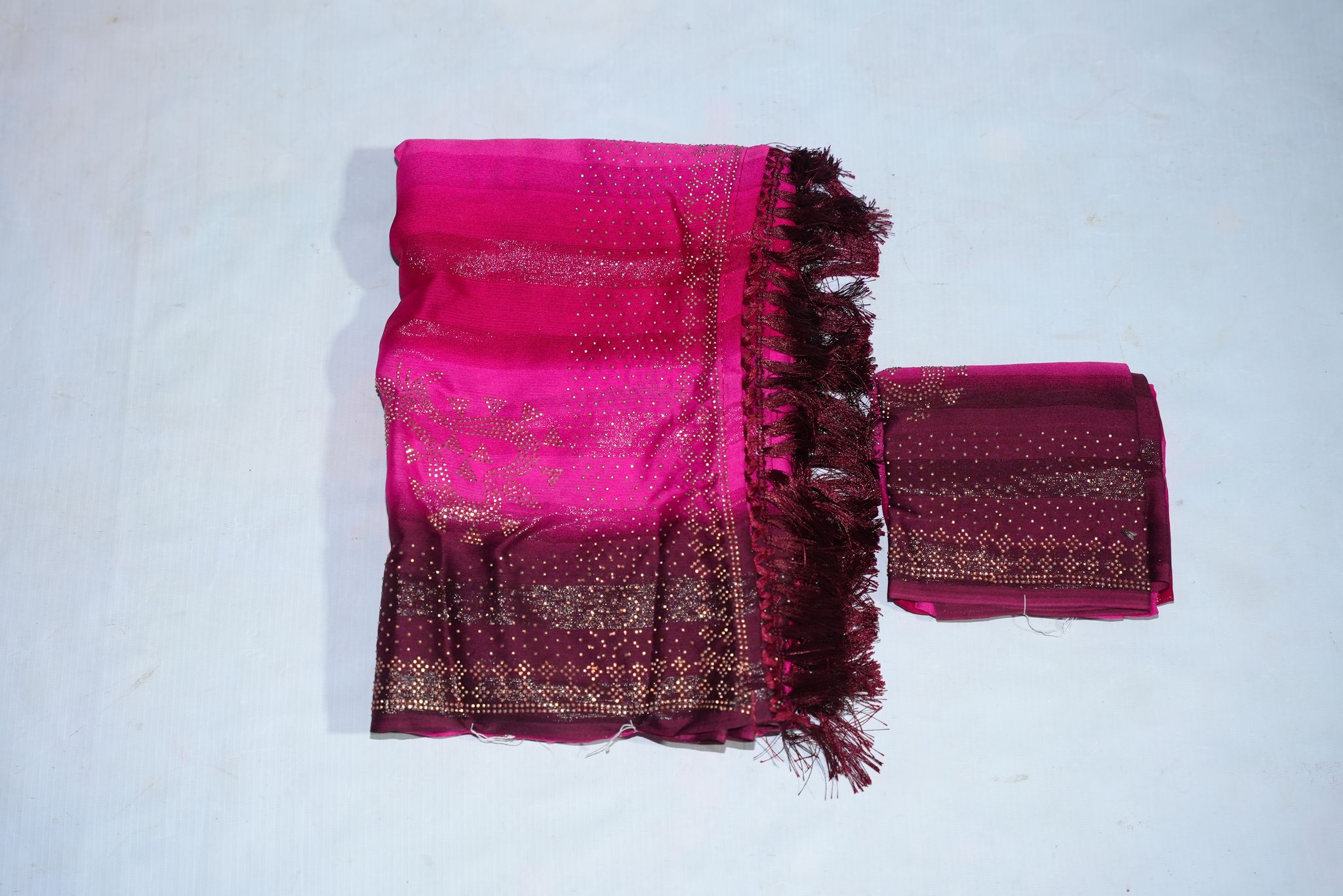  Georgette Saree With Blouse Piece