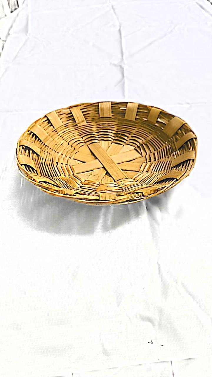 Handwoven Bamboo Fruit Basket