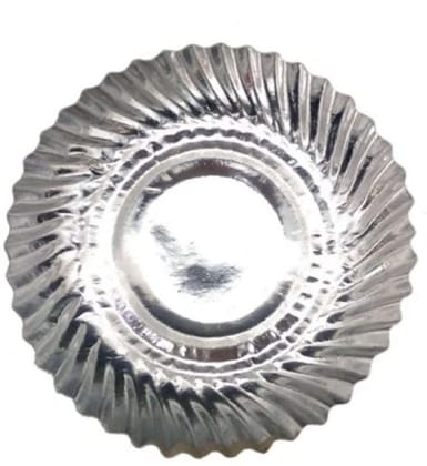  Silver Round Aluminum Foil Plate