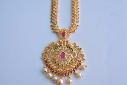 Sai Durga Fashions 22k Gold Plated Necklace 20 Cm