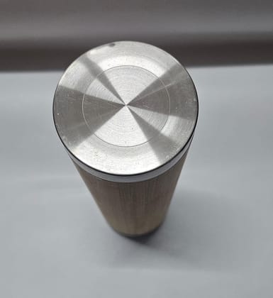  "Modern Wood and Stainless Steel Door Knob"