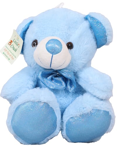 Little Crush 12 Inch Blue Teddy Bear