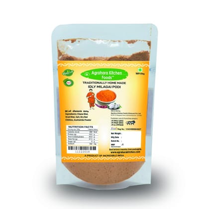 Agrahara Kitchen Foods Homestyle Idli Milagai Podi | Spicy Idli Gun Powder | Chutney Podi | Putnala Podi | Mulgapodi Powder | Karam Podi | Idli Dosa Podi (200G) Agrahara Kitchen Foods Homestyle Idli Milagai Podi | Spicy Idli Gun Powder | Chutney Podi | Putnala Podi | Mulgapodi Powder | Karam Podi | Idli Dosa Podi (200G)