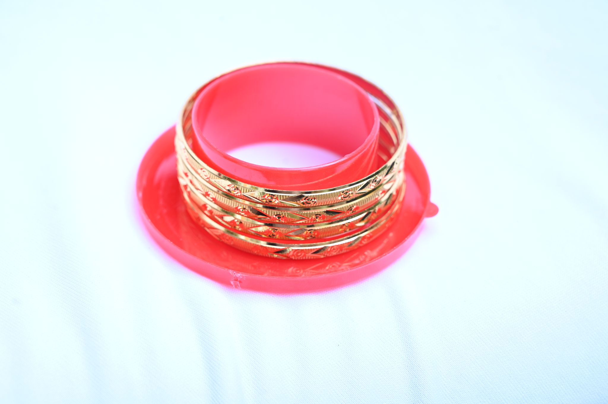Sri Parameswari  Gold Plated Bangles Set of 4