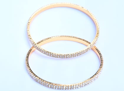 Sri parameswari  "Stunning Cubic Zirconia Tennis Bracelet in Gold Vermeil"