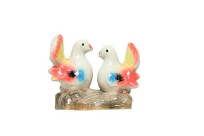 A Pair of Clay Love Birds A Pair of Clay Love Birds